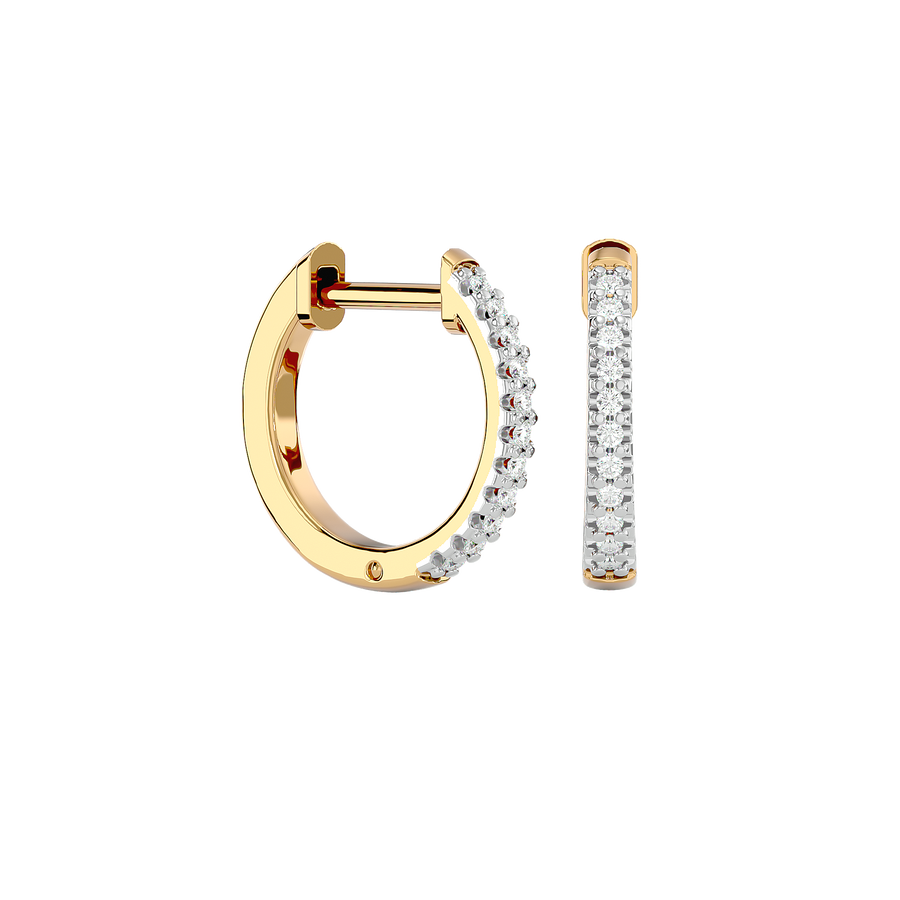 Golden ANNECY Diamond Earrings