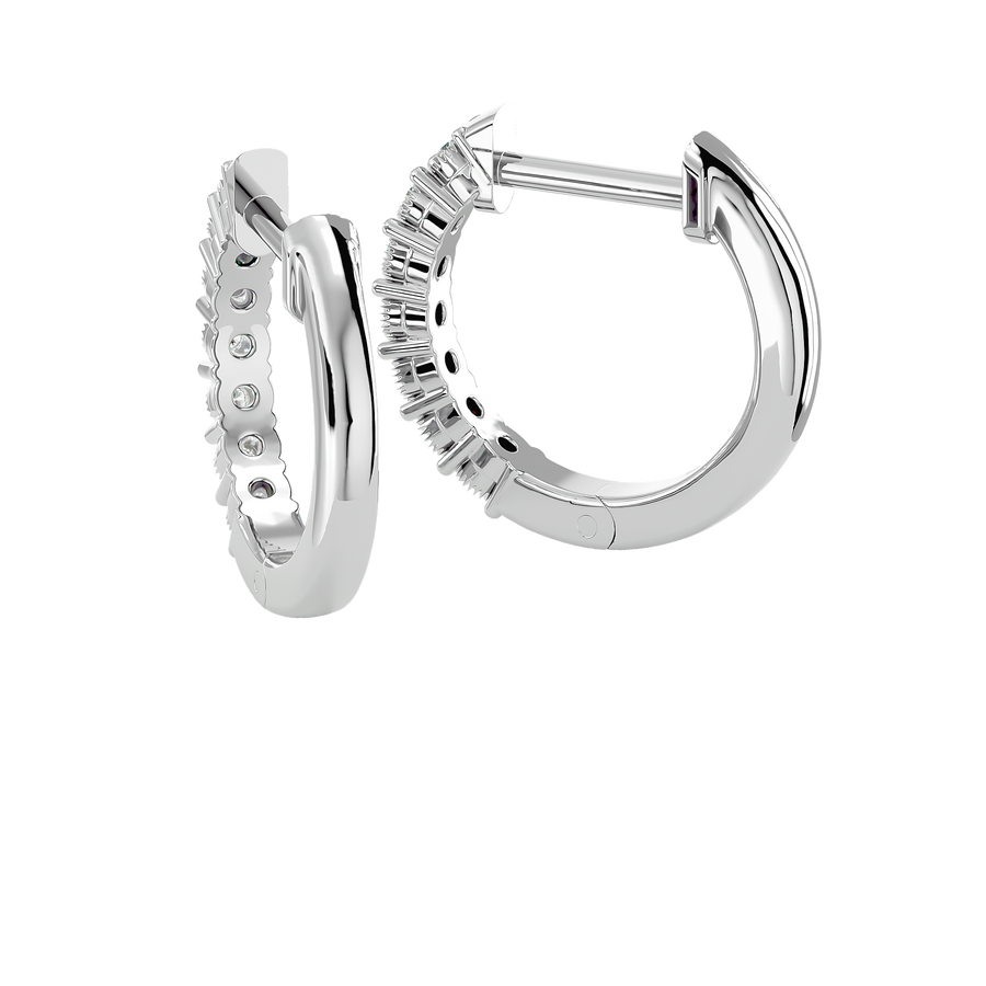 Back Design of STRASBOURG Diamond Earrings