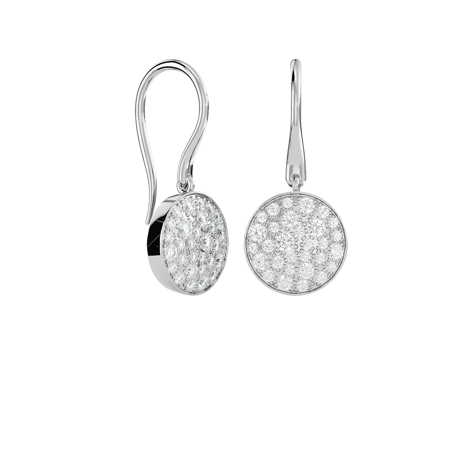 ST. MORITZ Dangling Diamond Earrings