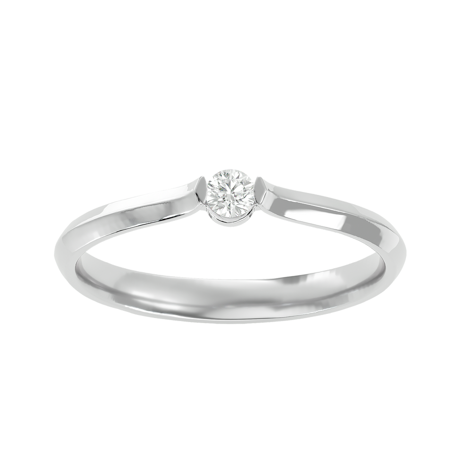 Buy Versailles Silver Diamond Ring Online