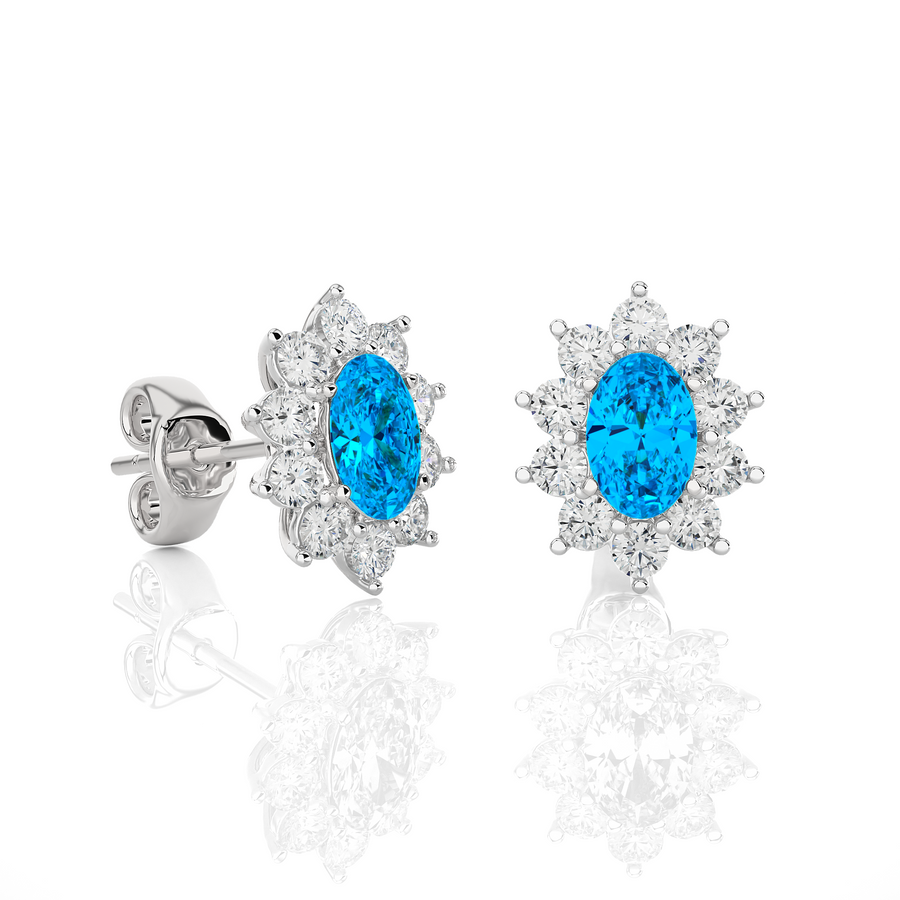 MYKONOS - Diamond And Gemstone Earring
