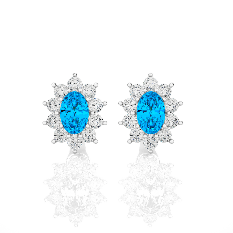 MYKONOS - Diamond And Gemstone Earring