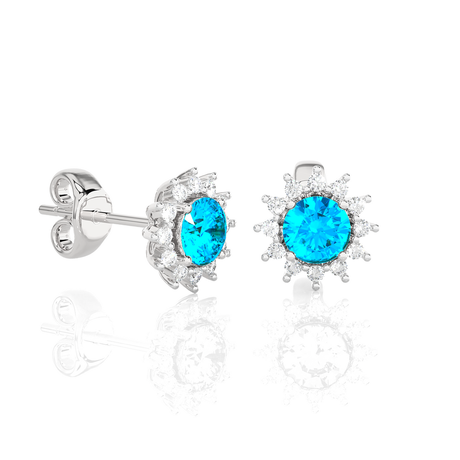ISTANBUL - Diamond And Gemstone Earring