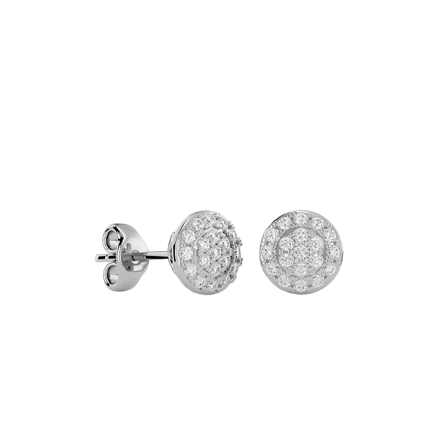 Silver CHAMONIX Diamond Earrings Online