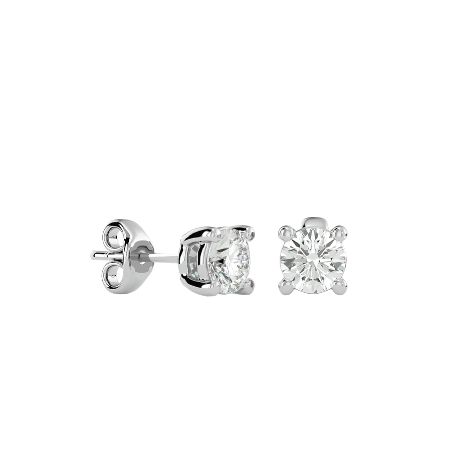Buy silver NICE diamond earrings online