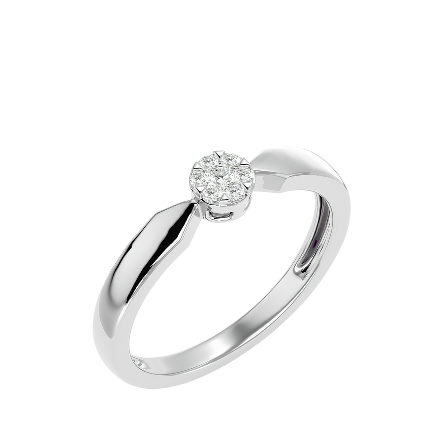 Marseille silver diamond ring online by AËLRA JOAILLERIE