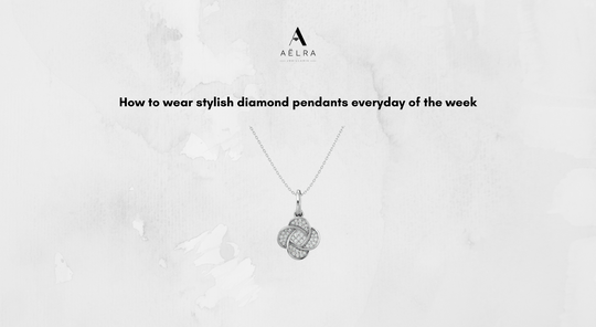 How to Wear Stylish Diamond Pendants Every Day of The Week?