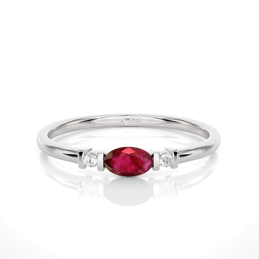 VALENCIA - Diamond And Gemstone Ring