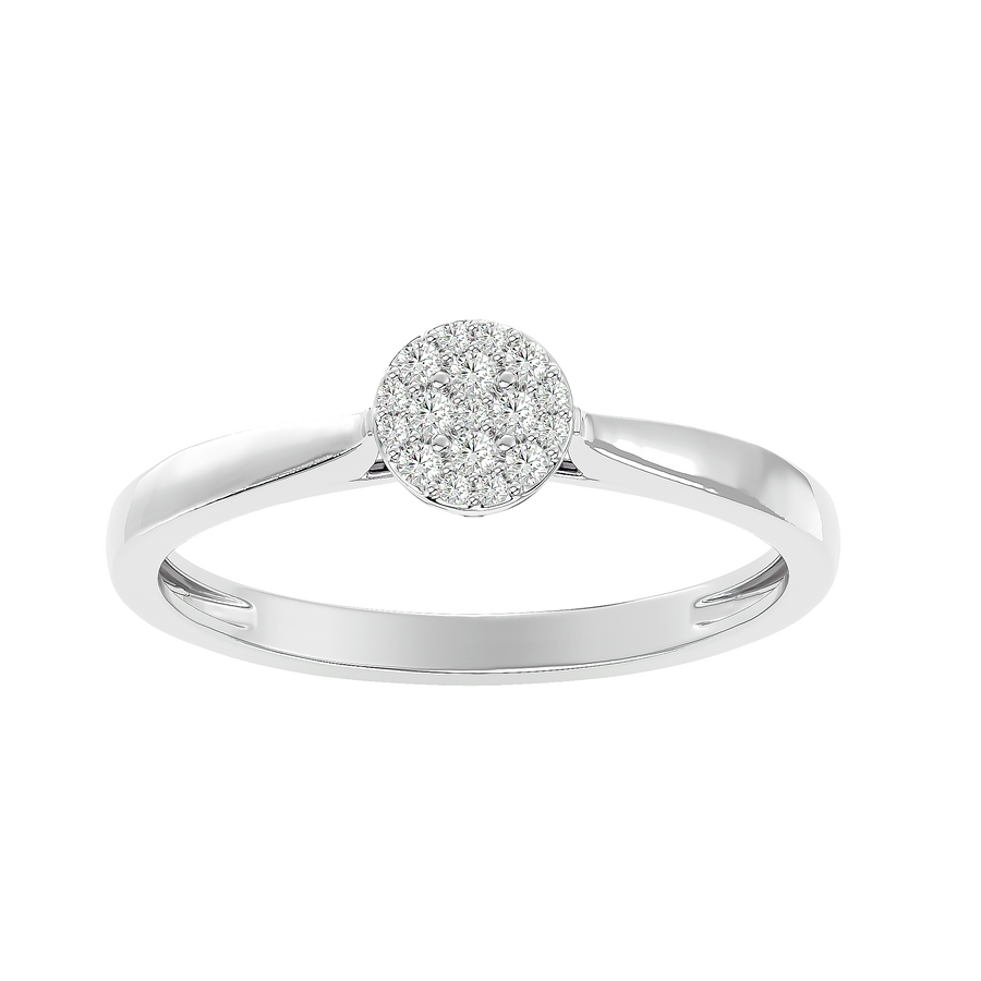 Buy Le Harve Silver Diamond Ring Online