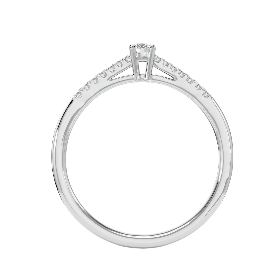 Size of Charleroi Diamond Ring Online by AËLRA JOAILLERIE