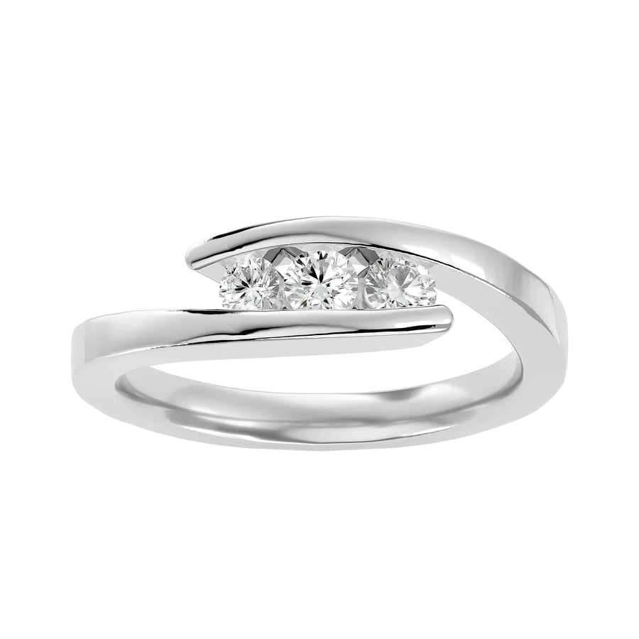 3 Diamond Luxembourg Diamond Ring Online by AËLRA JOAILLERIE