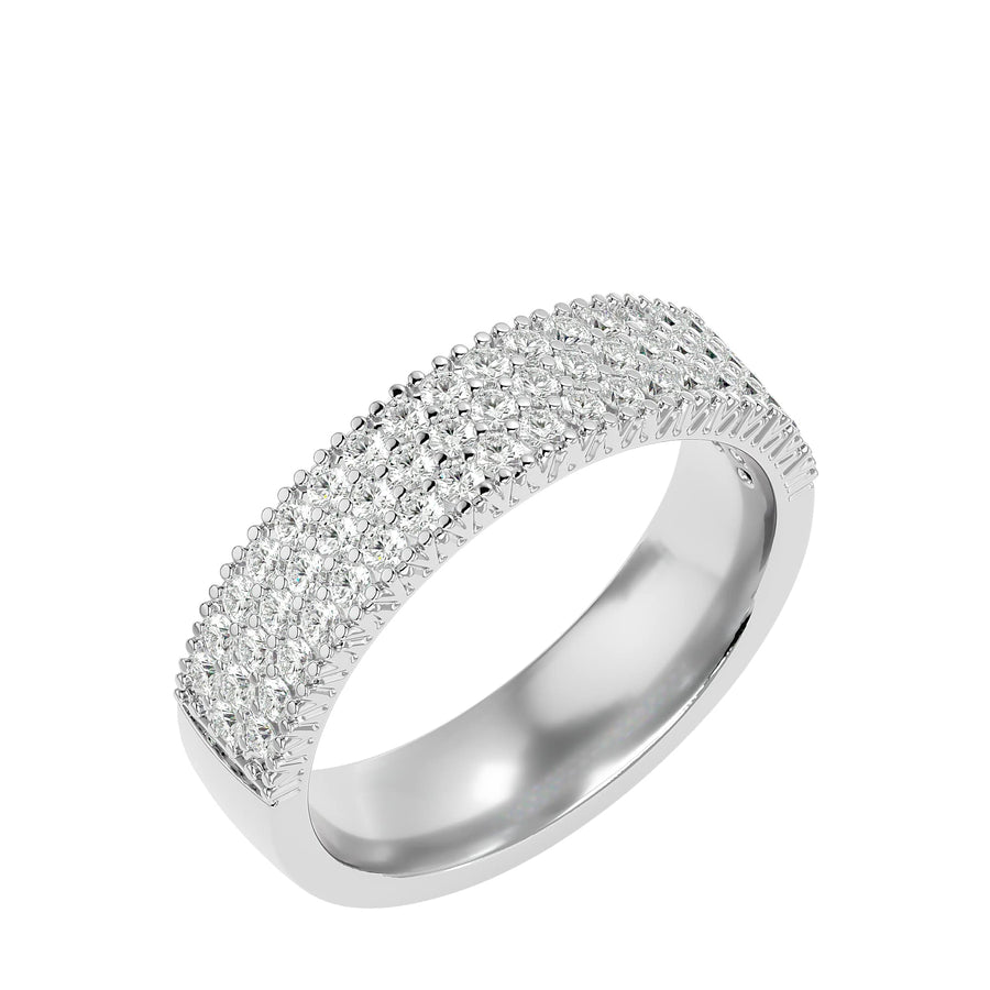 Buy Sober Diamond Finish in Halle Diamond Ring Online by AËLRA JOAILLERIE