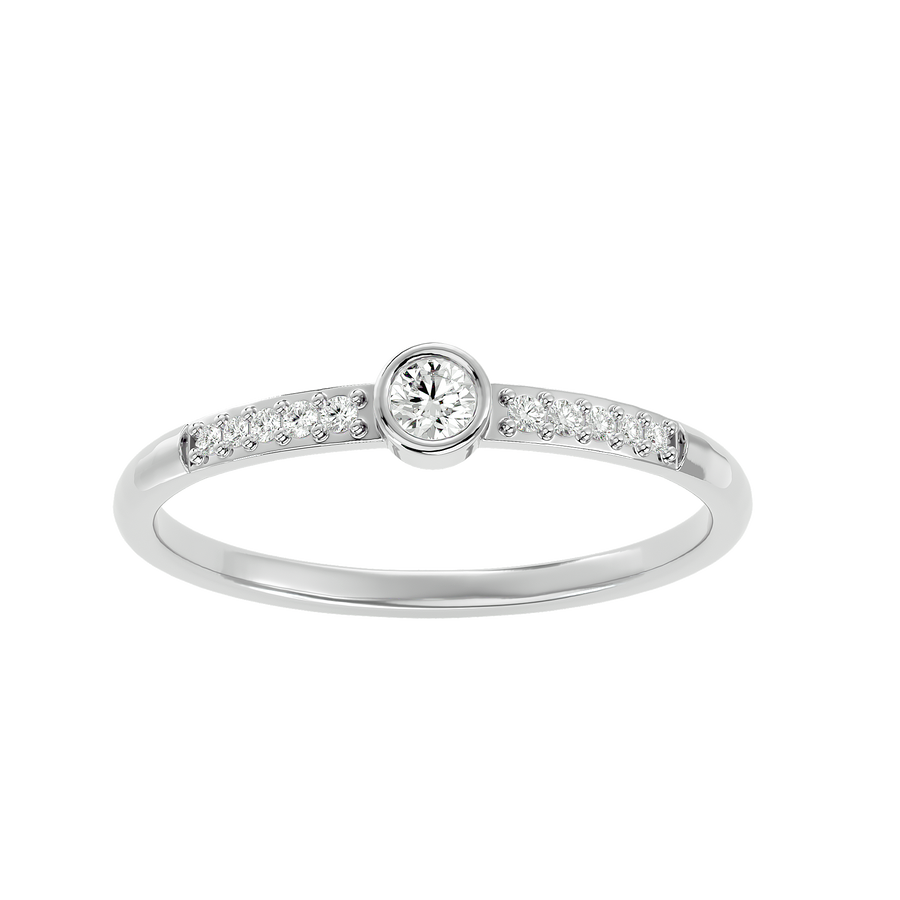 Buy Antibes Diamond Ring Online Silver