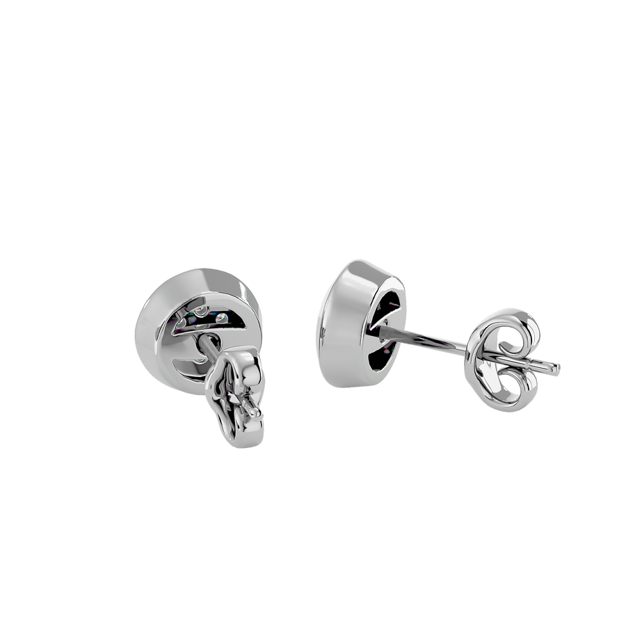 Back Design in CANNES Diamond Earrings