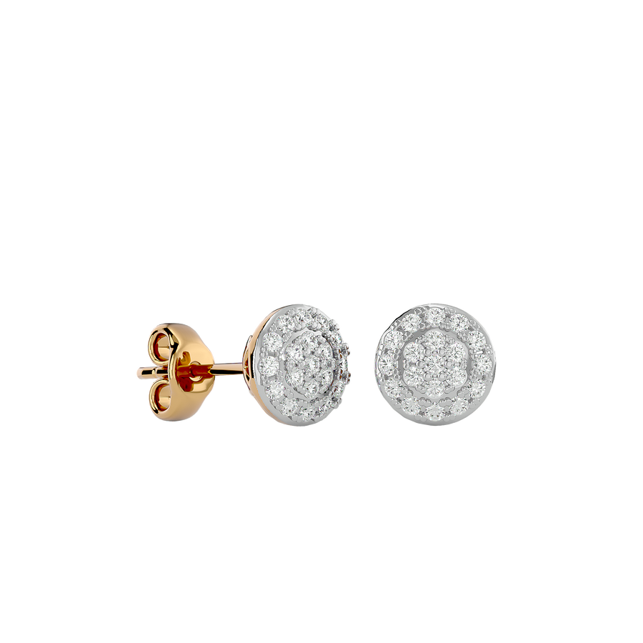 Rose Cut Diamond Stud Earrings – malcolm betts