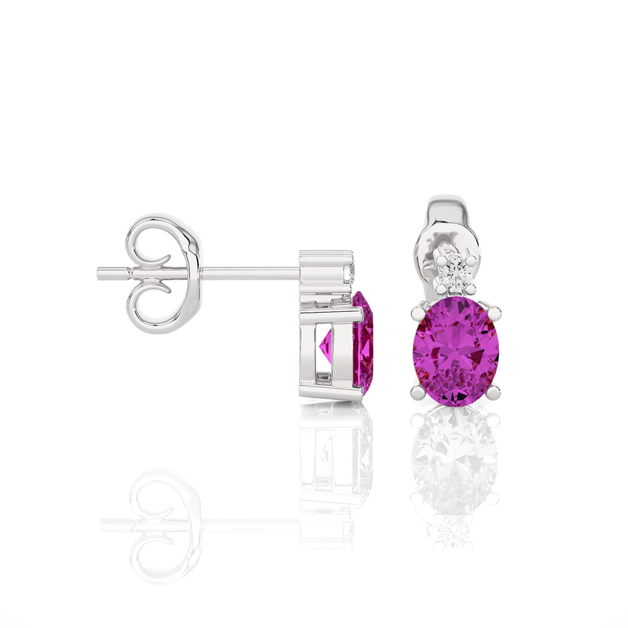 SANTORINI - Diamond And Gemstone Earring
