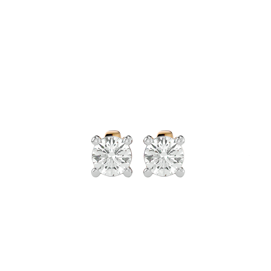 Nice solitaire diamond earrings