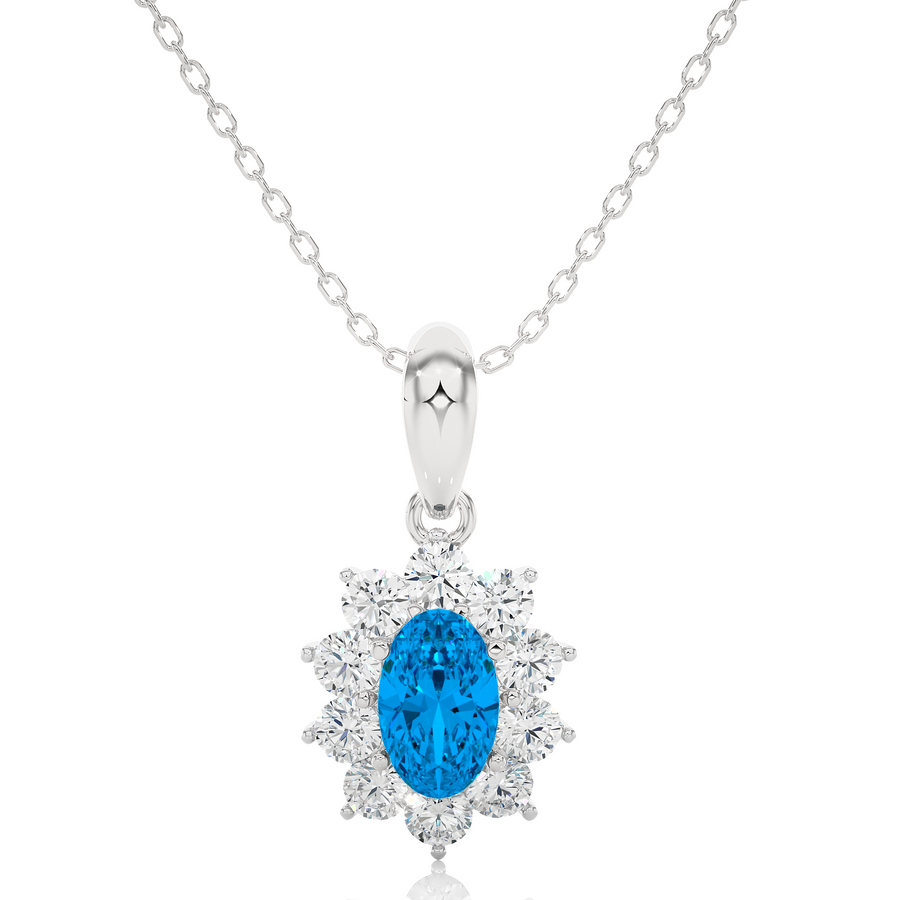 MYKONOS - Diamond And Gemstone Pendant