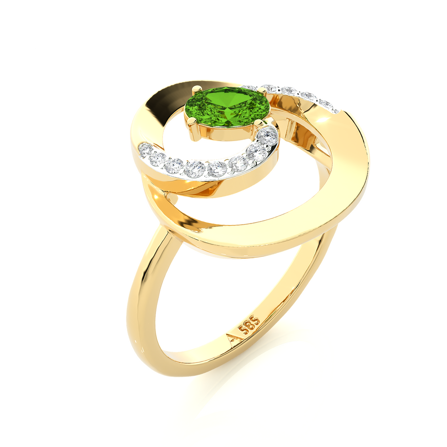LISBON - Diamond And Gemstone Ring