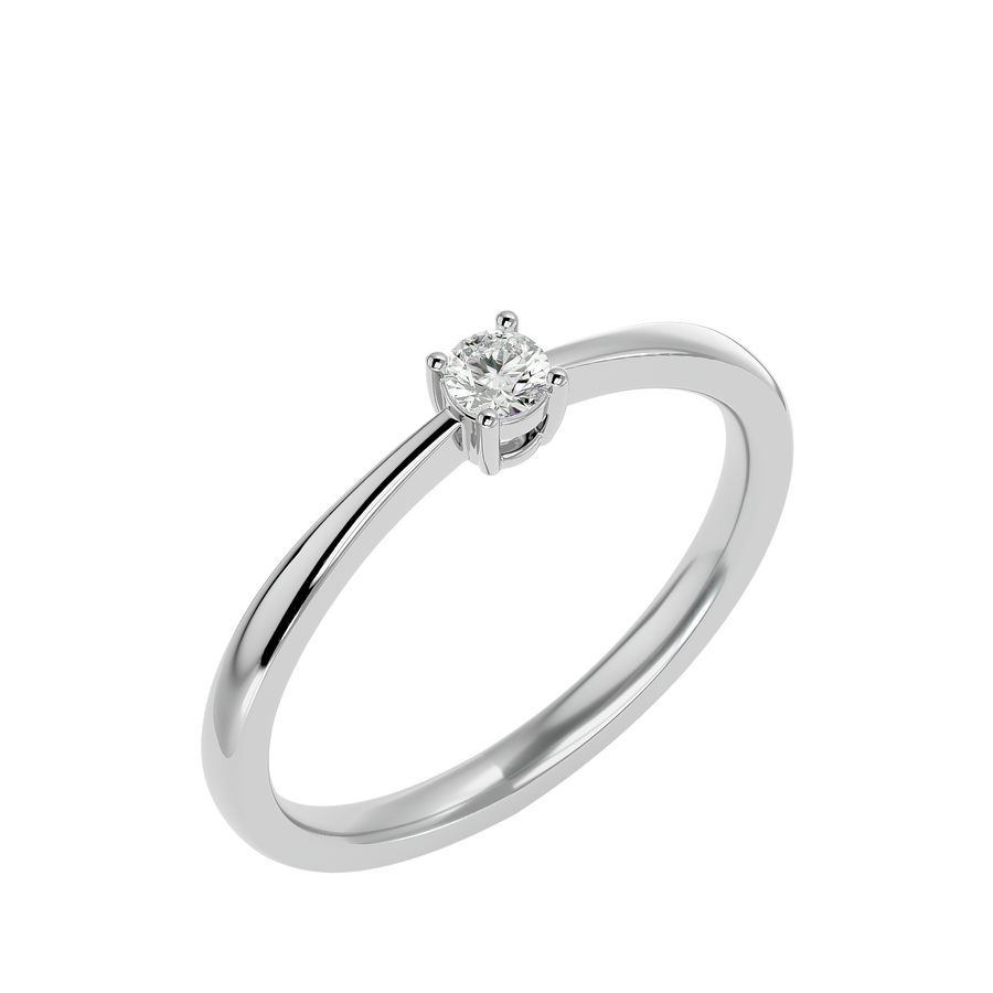 Silver Amsterdam diamond ring online by AËLRA JOAILLERIE